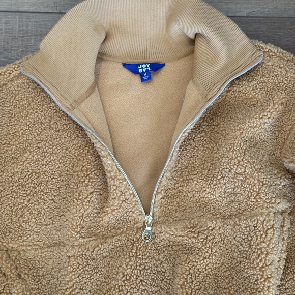 JoyLab Sherpa Jacket/Pullover in Camel - Picture 7 of 14